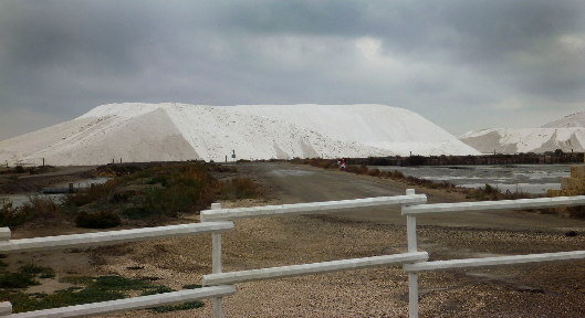 Salt Piles Le Saunier de Camargue @GingerandNutmeg