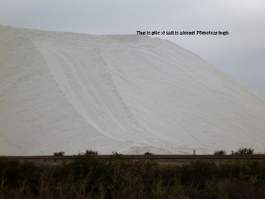 Salt Piles Le Saunier de Camargue @GingerandNutmeg #Salt #FleurdeSel