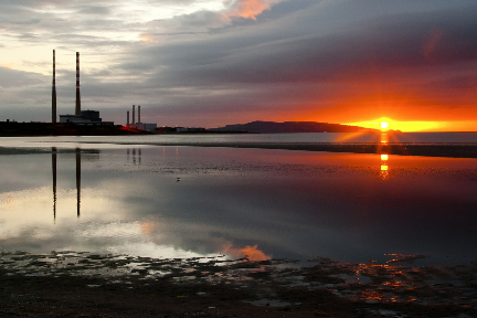 Poolbeg Chimneys, Dublin