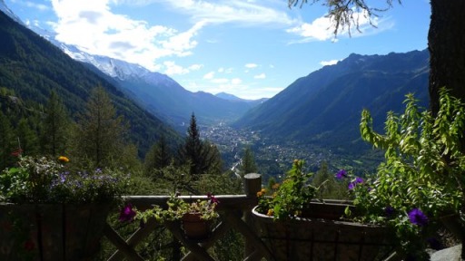 Chamonix Valley view