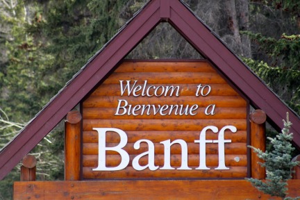 Banff Sign #Banff #Alberta @GingerandNutmeg