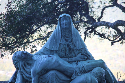 Statue outside the Chapel