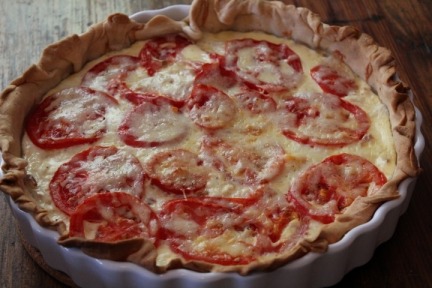 Tart a la Tomate with Crab