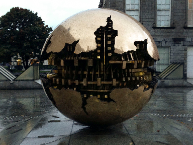 Trinity College Sphere within a Sphere @GingerandNutmeg #Dublin