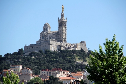 View to Notre Dame de la Garde