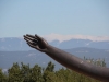View of Mt Ventoux from Lacoste