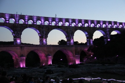 Pont-du-Gard- Light show