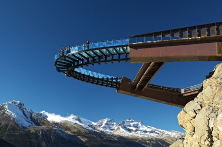 Glacier Skywalk - From Below 