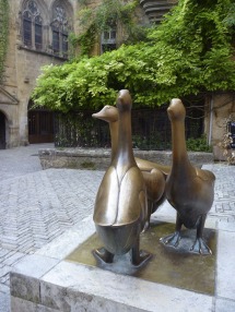 Sarlat Geese #Dordogne #France @GingerandNutmeg