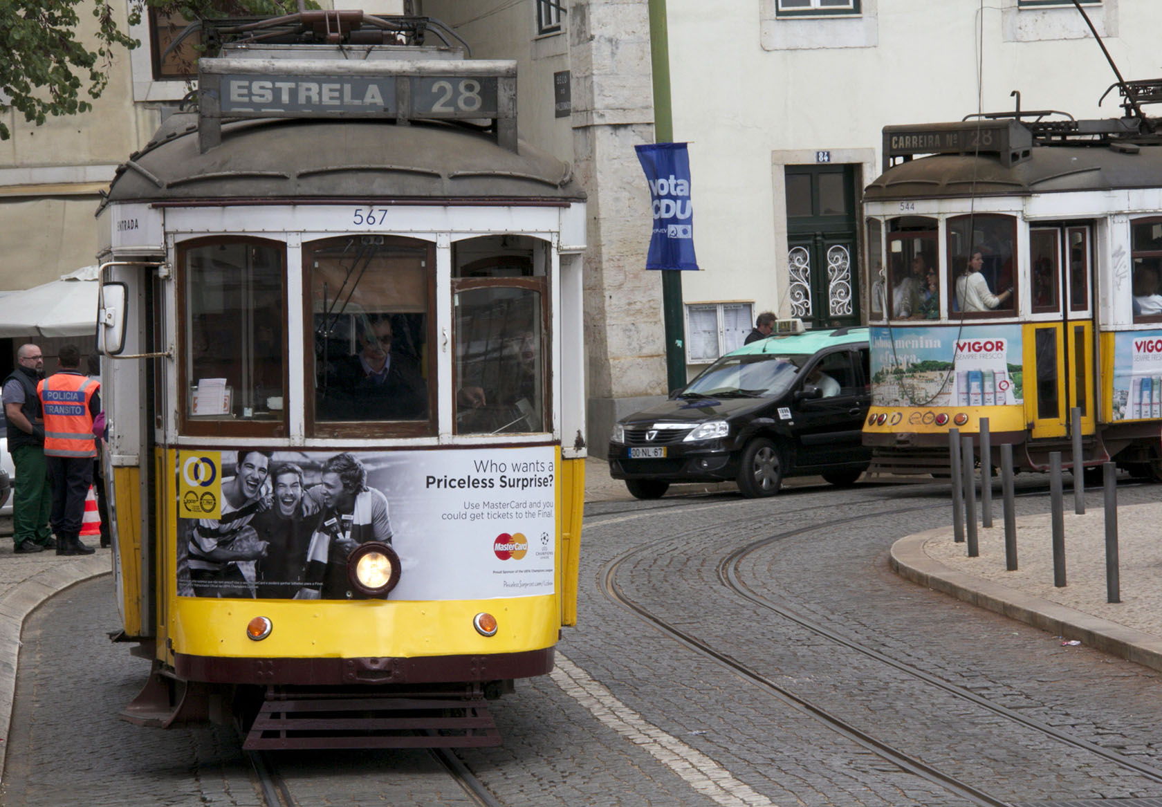 Lisbon Street Tram #Lisbon #Portugal @GingerandNutmeg