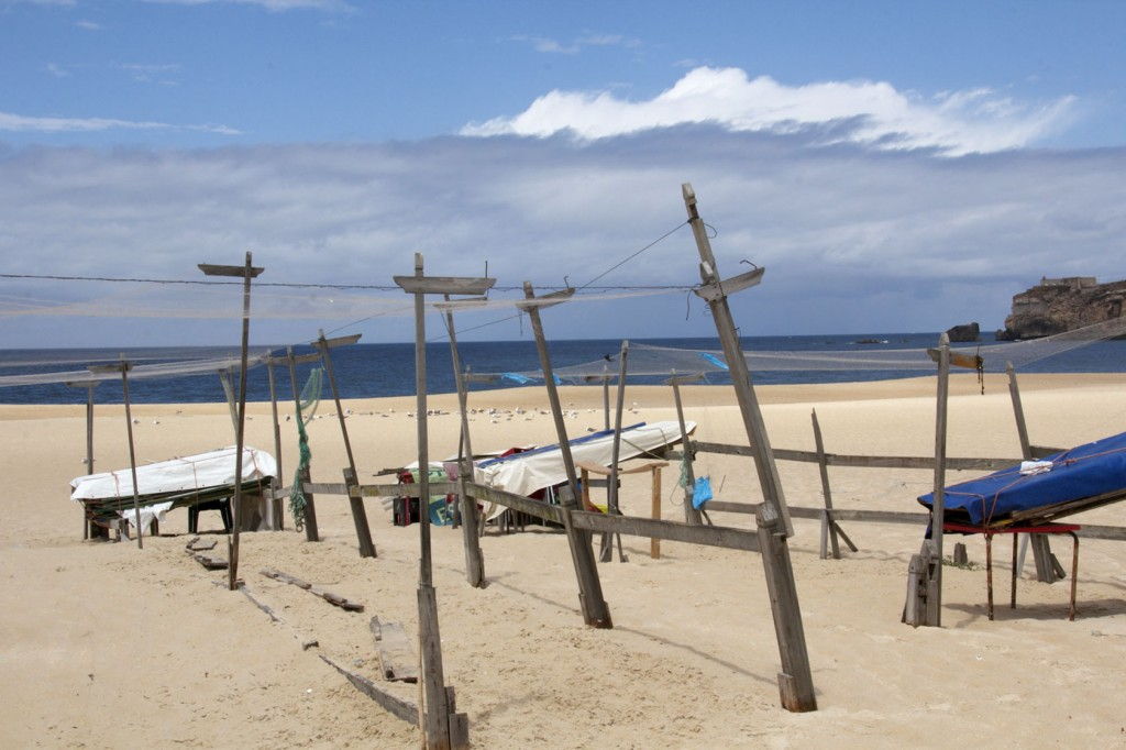 Nazare beach view #Portugal #Nazare @GingerandNutmeg