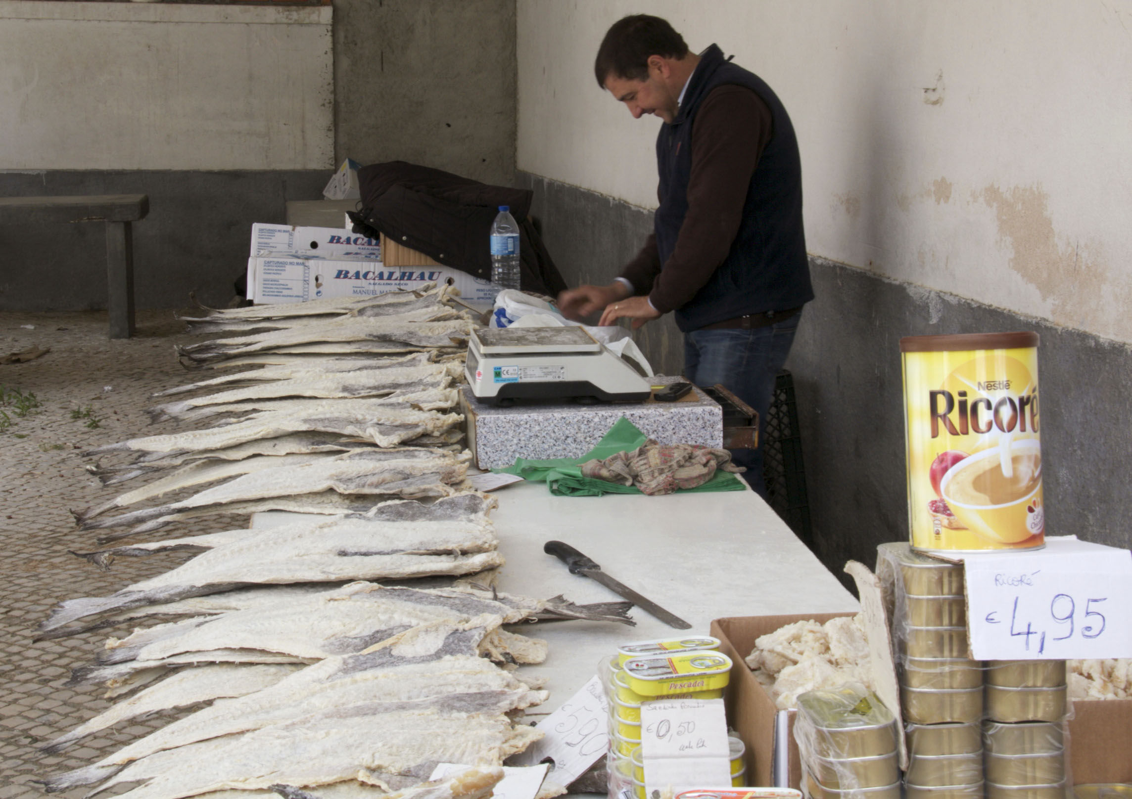 Tomar Market more cod  #Portugal #markets @GingerandNutmeg