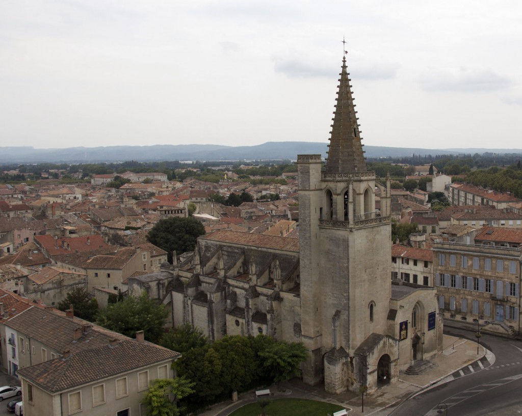 Tarascon Church from Tarascon Castle #Tarascon #Tarasque #ProvenceLegends @GingerandNutmeg