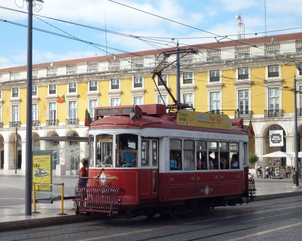 Lisbon trams #Lisbon #Portugal @GingerandNutmeg