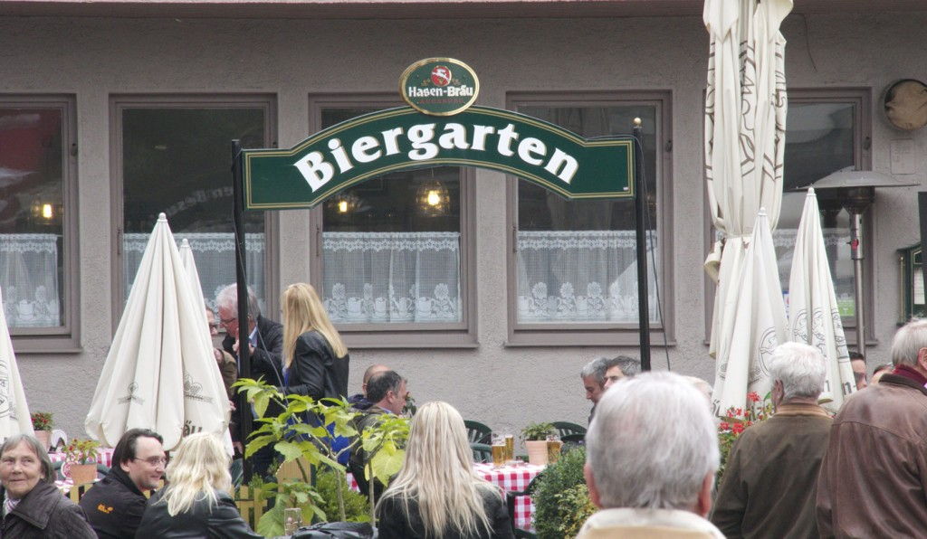 Biergarten #Germany #Cycling #RomanticRoad @GingerandNutmeg