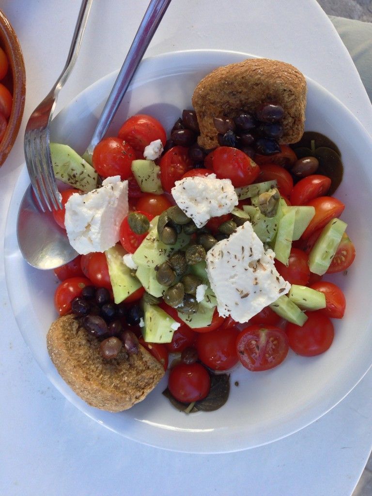 Santorini salad #Greece #GreekFood @GingerandNutmeg