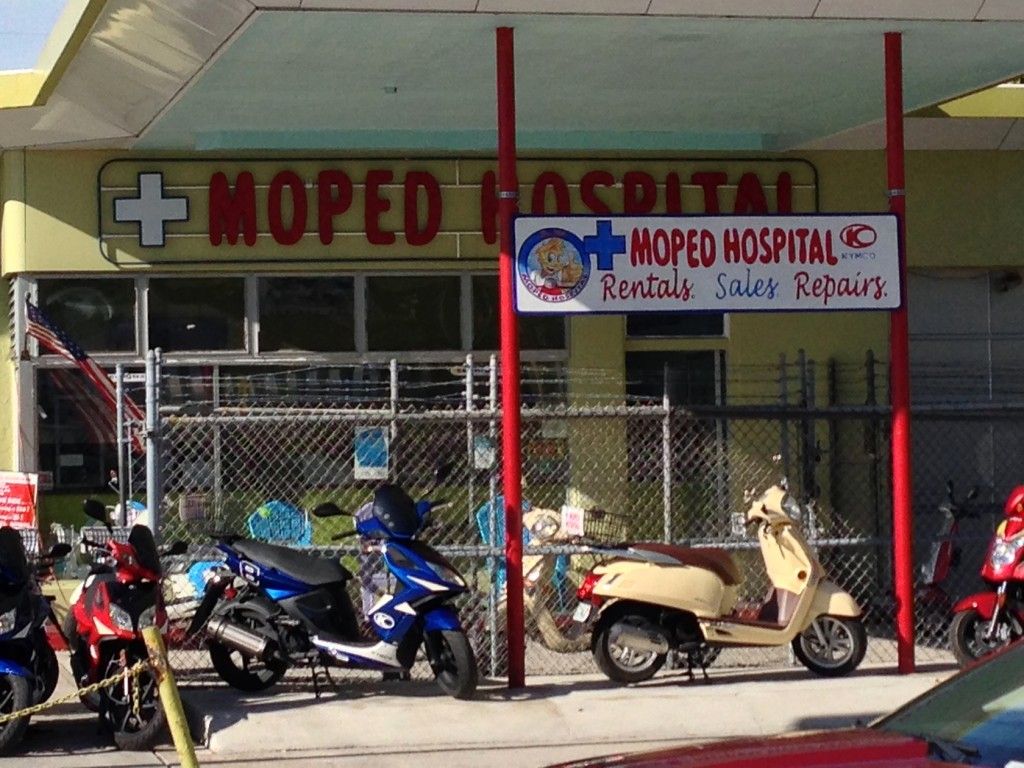 Moped hospital #KeyWest #Florida @GingerandNutmeg