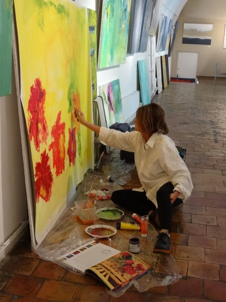 Barbara Pitcher Painting
