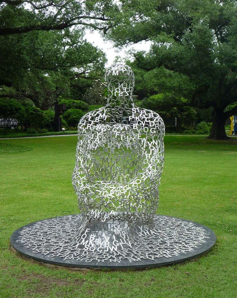 Overflow 2005 Jaume Plensa Sculpture garden #NOLA #NewOrleans