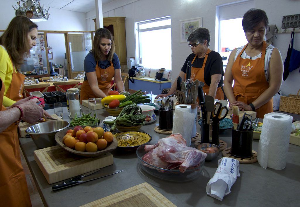 Hard at work @Cooknwithclass #Uzes #CookingClasses