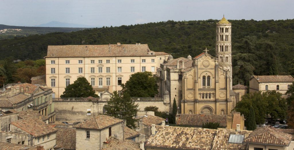 Uzes Cathedral View #Uzes @GingerandNutmeg