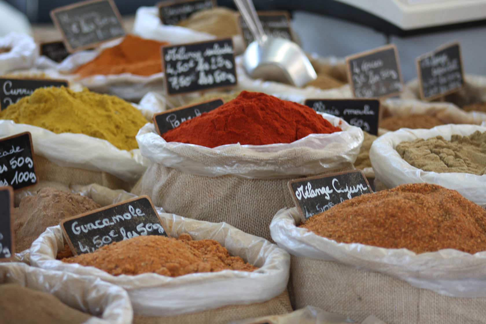 Market Spices #FoodieTravel #TastesofTravel @GingerandNutmeg