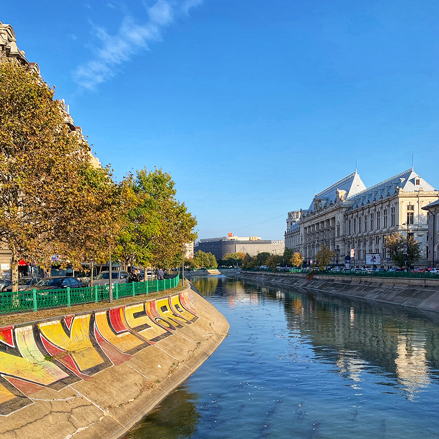 Bucharest Romania Dâmbovița River